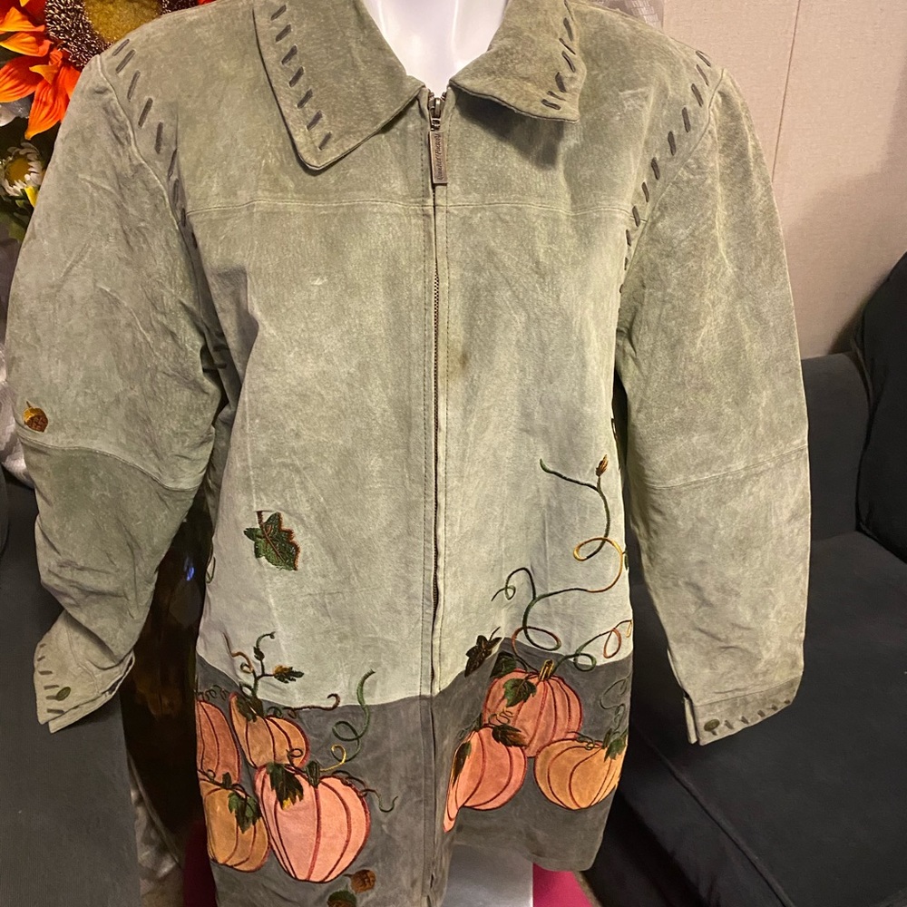 Quacker factory leather jacket